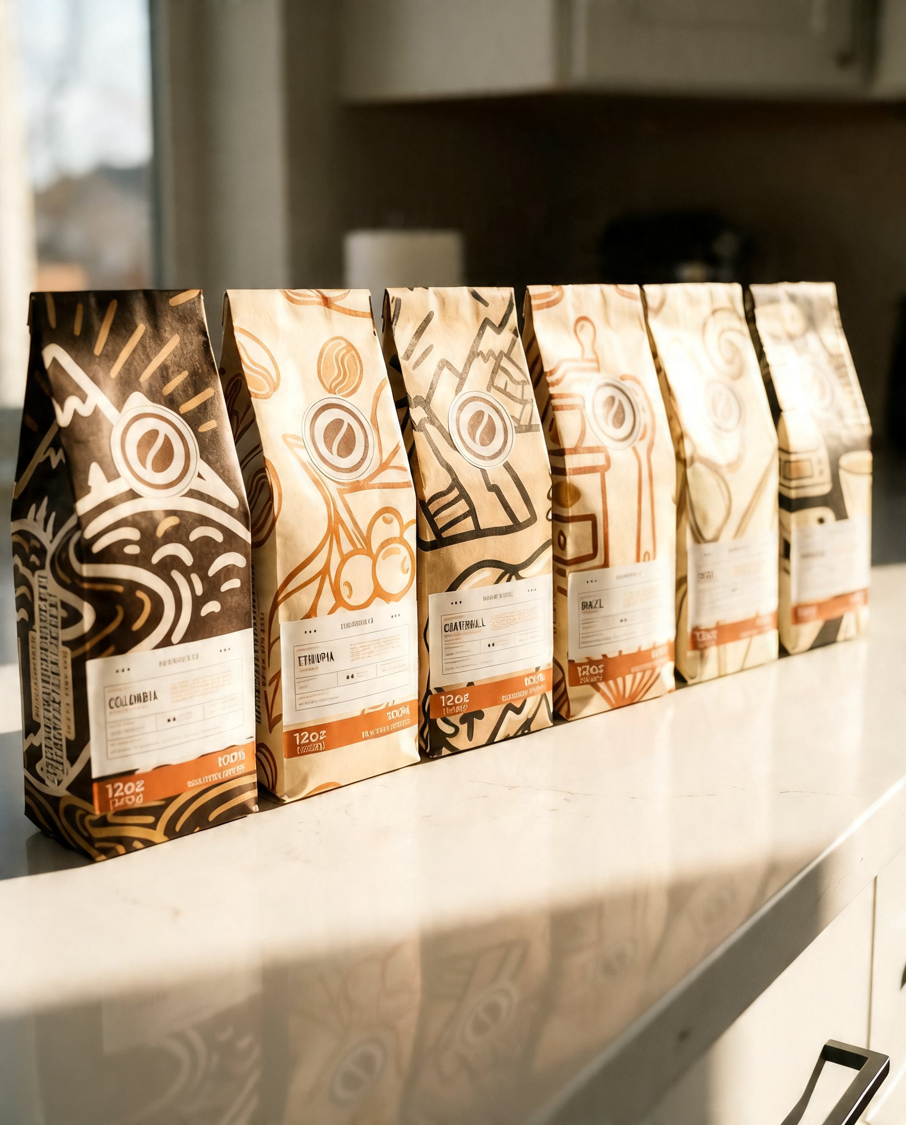 SINGLE-ORIGIN COFFEE, SHIPPED FROM OREGON — Four bags. Every four weeks.